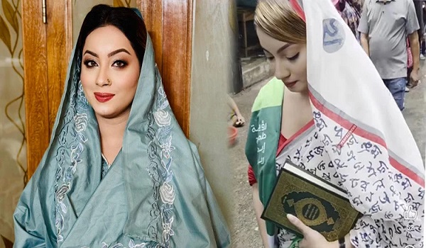 কোরআনের কসম খেয়ে বলছি, কারো সাথে শারীরিক সম্পর্ক করিনি:মেঘনা আলম