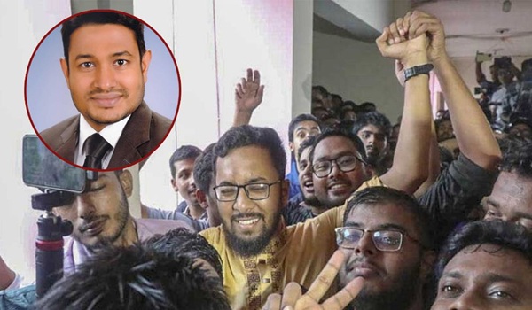 ‘যে ক্যাম্পাসের ওয়াশরুমে নামাজ পড়েছি সেই ক্যাম্পাসে আজ আল্লাহু আকবার ধ্বনি’