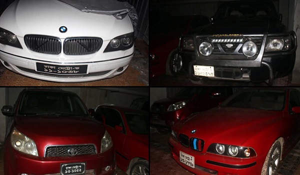 হাজী সেলিমের গোপন কক্ষ থেকে ৬ বিলাসবহুল গাড়ি উদ্ধার