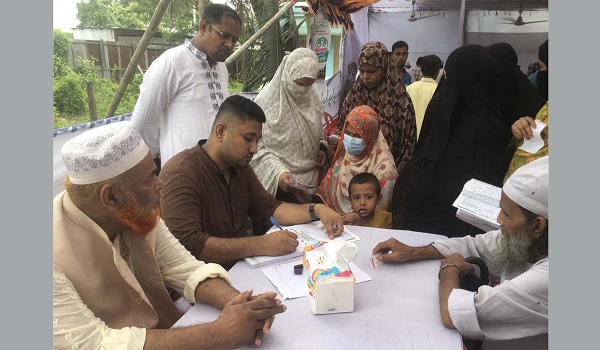 আশুগঞ্জে জামায়াতের ফ্রি মেডিক্যাল ক্যাম্প, চিকিৎসা নিলেন সহস্রাধিক রোগী