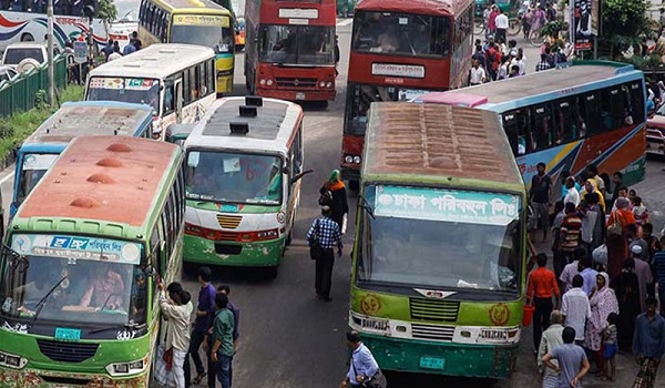 ‘ঢাকা লকডাউন’ কর্মসূচির দিন গণপরিবহন চলবে: মালিক সমিতি