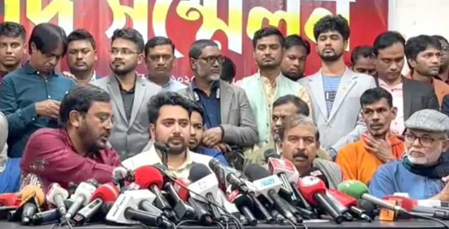 এনসিপির নেতৃত্বে তিন দলের জোট, মুখপাত্র নাহিদ