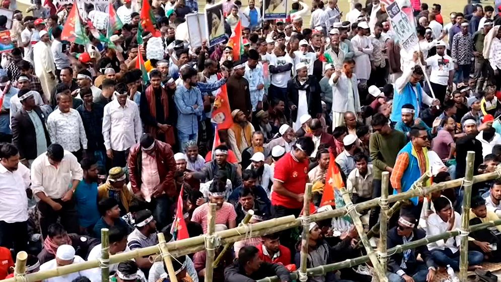 বরিশালে জনসভায় তারেক রহমান