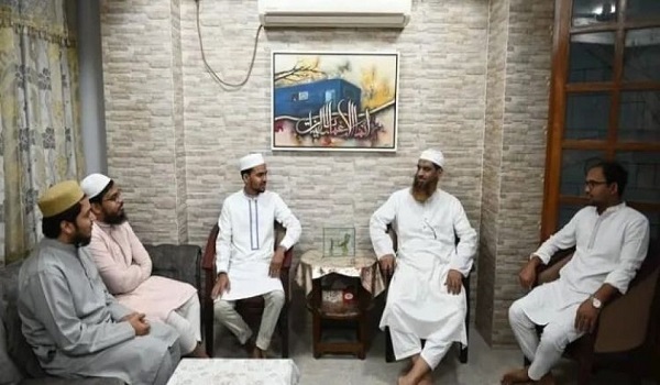 মামুনুল হকের সাথে সৌজন্য সাক্ষাৎ আসিফ মাহমুদের