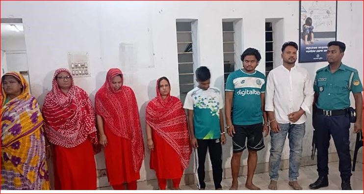 মাদকবিরোধী অভিযানে পুলিশের ওপর হামলা, গ্রেপ্তার ৭