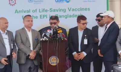 দেশে আসলো ১৫ লাখ ডোজ টিকা, ঘাটতির শঙ্কা নেই: স্বাস্থ্যমন্ত্রী 