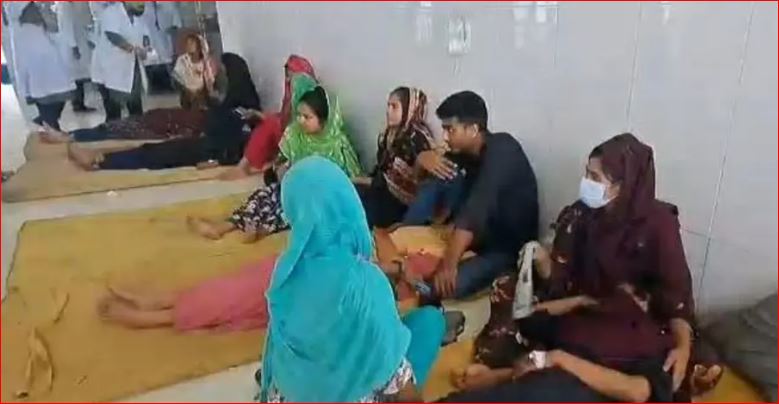 গাজীপুরে পোশাক কারখানায় অর্ধশত শ্রমিক অসুস্থ