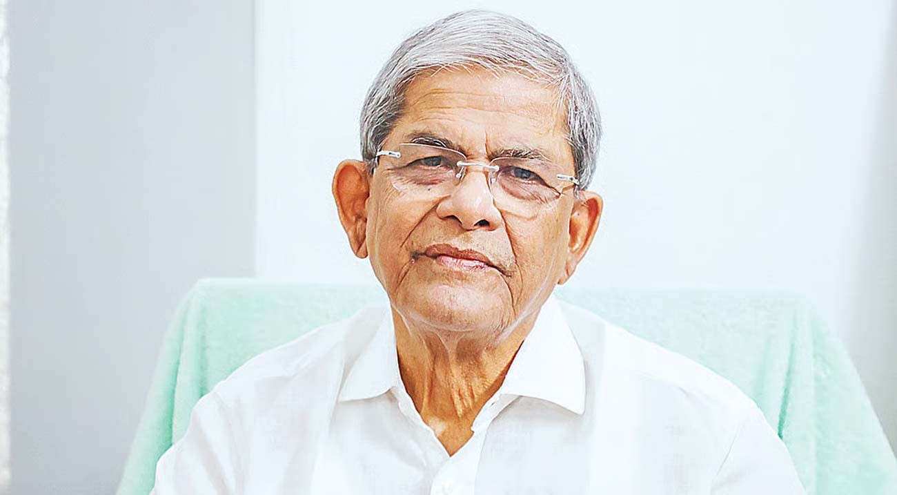 আ.লীগ সরকারের কারণেই পানিবঞ্চিত জনগণ: মির্জা ফখরুল
