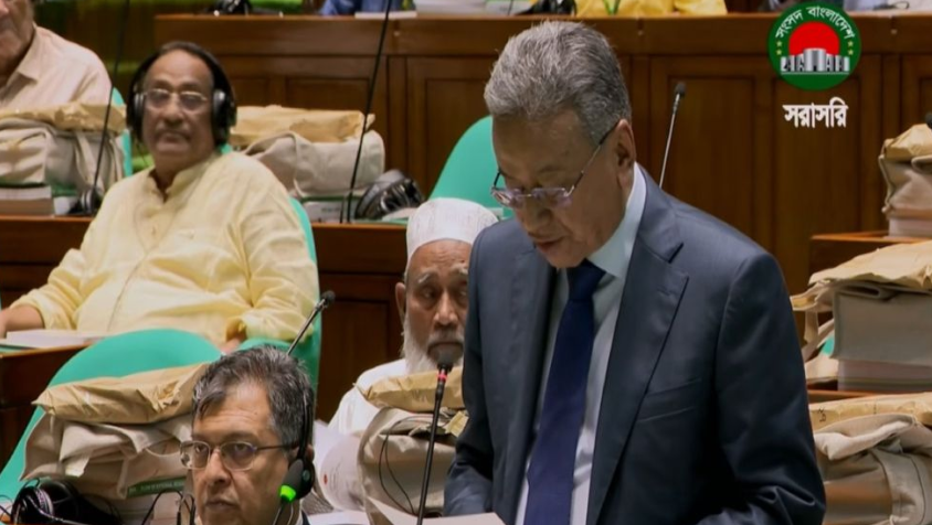 ২০২৬-২৭ অর্থবছরের বাজেট প্রস্তাব উত্থাপন অর্থমন্ত্রীর