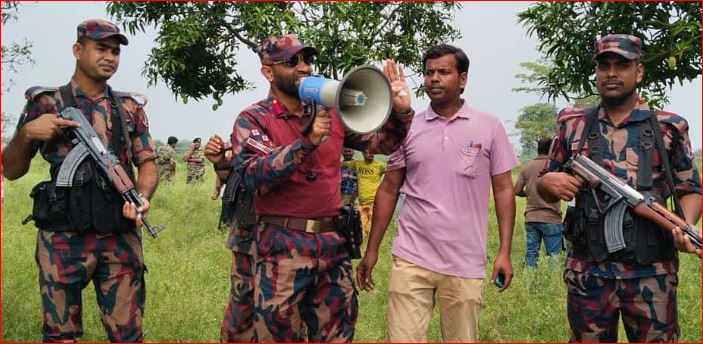 ২০ জনকে ‘পুশ ইনের চেষ্টা’ প্রতিহত করেছে বিজিবি