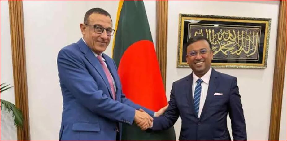 পররাষ্ট্র উপদেষ্টার সঙ্গে ফিলিস্তিনের রাষ্ট্রদূতের সাক্ষাৎ