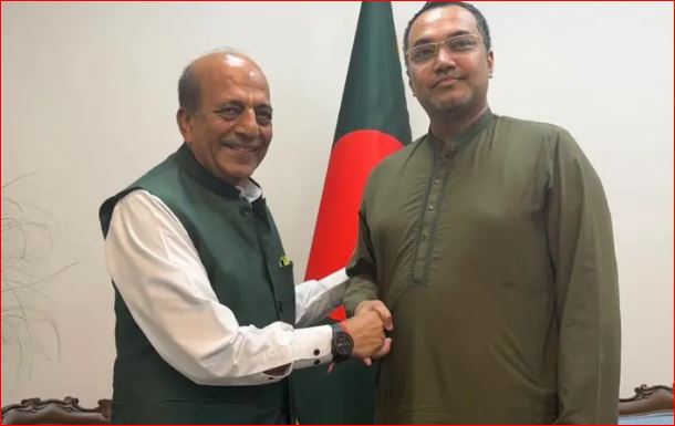 মাহদী আমিনের সঙ্গে ভারতীয় হাইকমিশনারের সাক্ষা‌ৎ