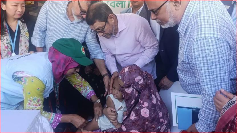 দ্বিতীয় দফায় দেশব্যাপী ৩৪ লাখ শিশুকে হামের টিকাদান শুরু