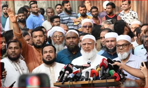হামলায় ক্ষতিগ্রস্ত স্বাস্থ্যসেবা কেন্দ্র রাড্ডাকে ৫০ লাখ টাকা অনুদান জামায়াতের