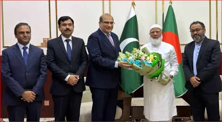 বিরোধীদলীয় নেতার সঙ্গে পাকিস্তানের হাইকমিশনারের সৌজন্য সাক্ষাৎ